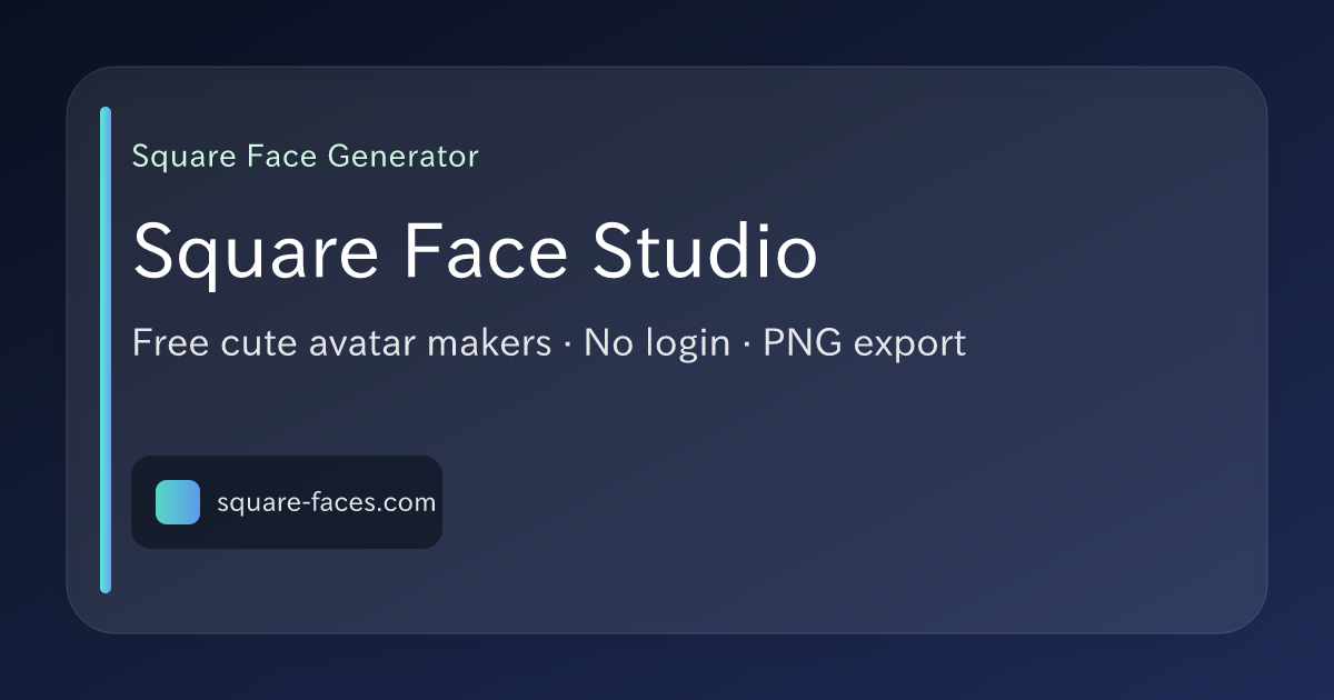 Square Face Generator screenshot preview